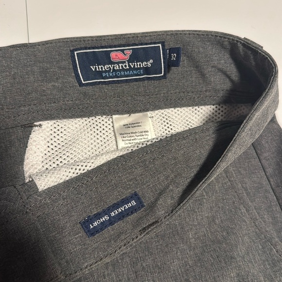 Vineyard Vines Charcoal Flat Front Shorts - Picture 3 of 6